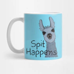 Cute llama spit happens Mug